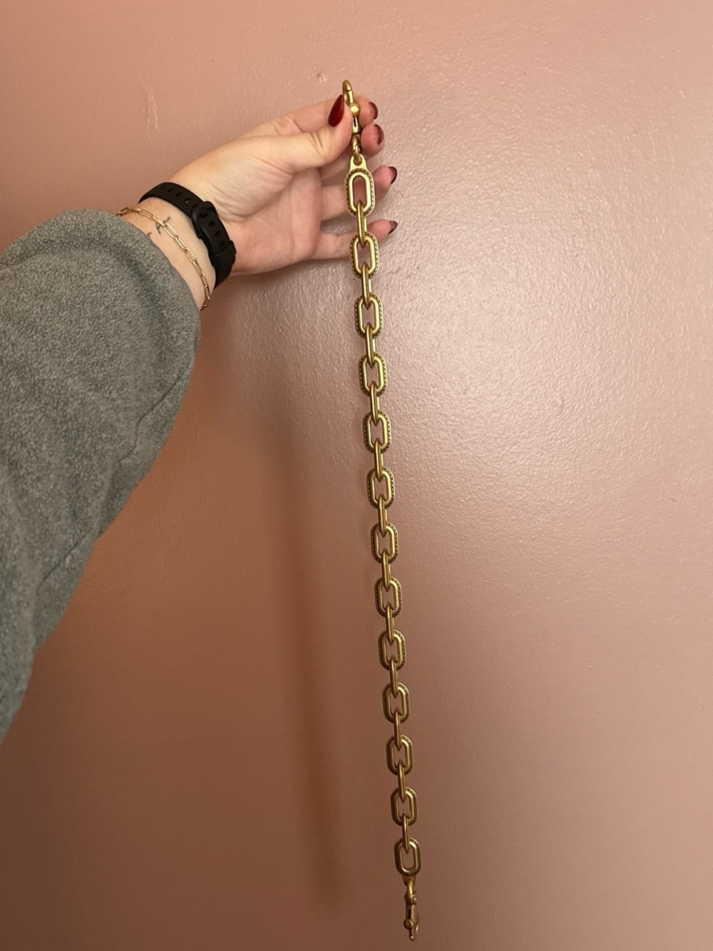 NWOT COACH Link Chain Strap